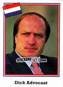 Cromo Dick Advocaat - World Cup USA 1994 - Euroflash