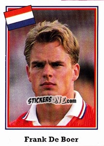 Sticker Frank De Boer - World Cup USA 1994 - Euroflash