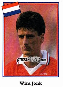 Cromo Wim Jonk - World Cup USA 1994 - Euroflash