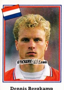 Sticker Dennis Bergkamp - World Cup USA 1994 - Euroflash