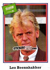 Sticker Leo Beenhakker - World Cup USA 1994 - Euroflash