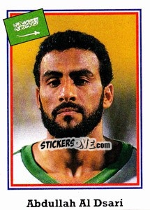 Sticker Abdullah Al Dsari - World Cup USA 1994 - Euroflash