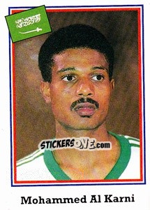 Sticker Mohammed Al Karni - World Cup USA 1994 n. 412 - Euroflash