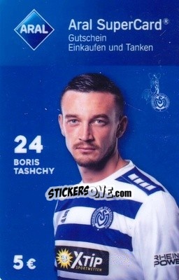 Figurina Borys Tashchy - MSV Duisburg 2018-2019 n. 15 - Aral