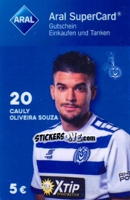 Sticker Cauly Oliveira Souza - MSV Duisburg 2018-2019 n. 14 - Aral