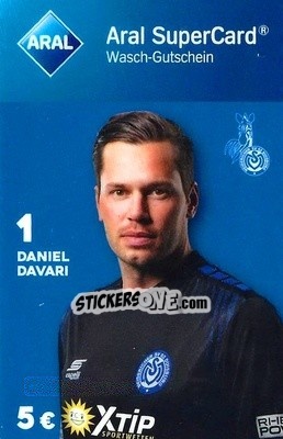 Sticker Daniel Davari - MSV Duisburg 2018-2019 - Aral