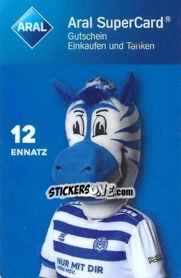 Figurina Einatz - MSV Duisburg 2018-2019 n. 9 - Aral