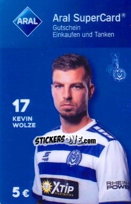 Sticker Kevin Wolze - MSV Duisburg 2018-2019 - Aral