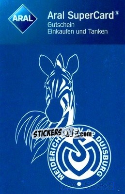 Sticker Logo - MSV Duisburg 2018-2019 n. 1 - Aral