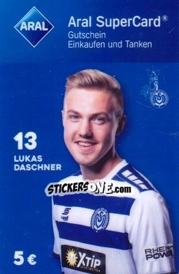 Sticker Lukas Daschner - MSV Duisburg 2018-2019 - Aral
