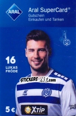 Cromo Lukas Fröde - MSV Duisburg 2018-2019 - Aral