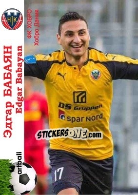 Sticker Edgar Babayan - Armenian Football Legends 2015-2021 - Artball