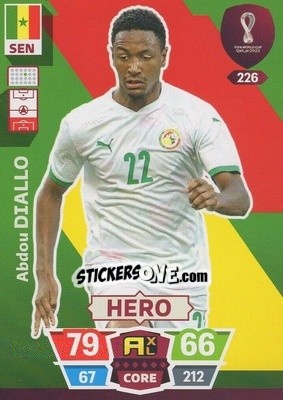 Sticker Abdou Diallo - FIFA World Cup Qatar 2022. Adrenalyn XL - Panini