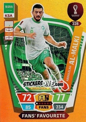 Sticker Abdulelah Al-Malki - FIFA World Cup Qatar 2022. Adrenalyn XL n. 328 - Panini