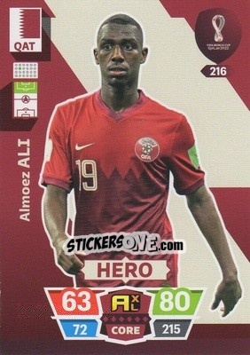 Sticker Almoez Ali - FIFA World Cup Qatar 2022. Adrenalyn XL - Panini