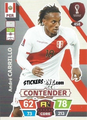 Sticker André Carrillo - FIFA World Cup Qatar 2022. Adrenalyn XL - Panini