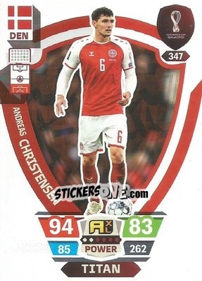 Sticker Andreas Christensen - FIFA World Cup Qatar 2022. Adrenalyn XL - Panini