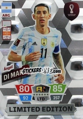 Cromo Ángel Di María - FIFA World Cup Qatar 2022. Adrenalyn XL - Panini