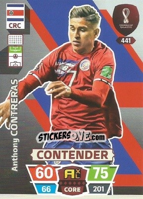 Sticker Anthony Contreras - FIFA World Cup Qatar 2022. Adrenalyn XL n. 441 - Panini