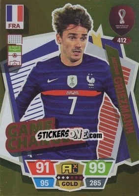 Sticker Antoine Griezmann - FIFA World Cup Qatar 2022. Adrenalyn XL n. 412 - Panini