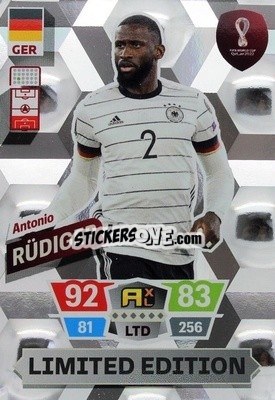 Sticker Antonio Rüdiger - FIFA World Cup Qatar 2022. Adrenalyn XL - Panini