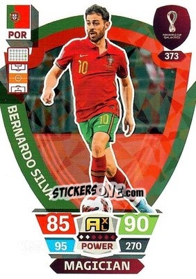 Sticker Bernardo Silva - FIFA World Cup Qatar 2022. Adrenalyn XL n. 373 - Panini