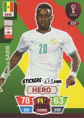 Sticker Bouna Sarr - FIFA World Cup Qatar 2022. Adrenalyn XL - Panini