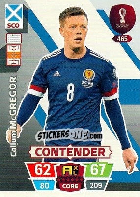 Figurina Callum McGregor - FIFA World Cup Qatar 2022. Adrenalyn XL - Panini