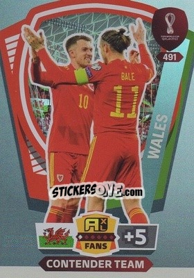 Sticker Contender Team - FIFA World Cup Qatar 2022. Adrenalyn XL n. 491 - Panini