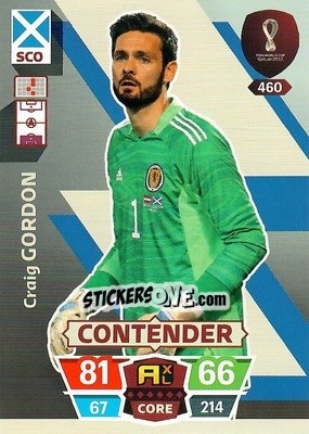 Sticker Craig Gordon - FIFA World Cup Qatar 2022. Adrenalyn XL - Panini