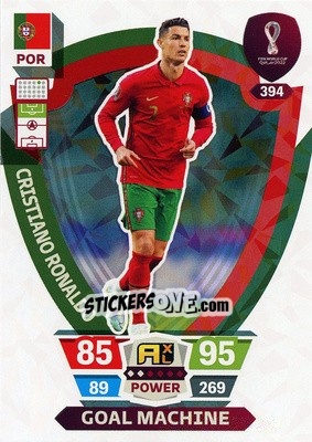 Sticker Cristiano Ronaldo - FIFA World Cup Qatar 2022. Adrenalyn XL - Panini