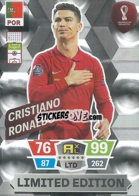Sticker Cristiano Ronaldo - FIFA World Cup Qatar 2022. Adrenalyn XL - Panini