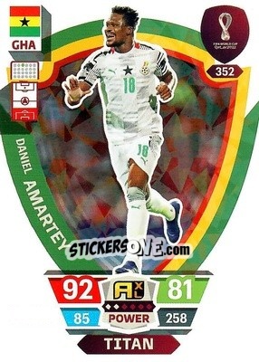 Sticker Daniel Amartey - FIFA World Cup Qatar 2022. Adrenalyn XL n. 352 - Panini