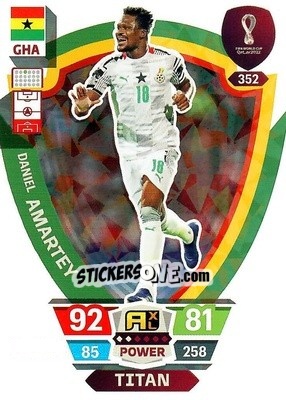 Figurina Daniel Amartey - FIFA World Cup Qatar 2022. Adrenalyn XL - Panini