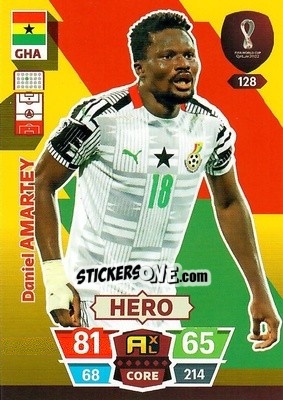 Sticker Daniel Amartey - FIFA World Cup Qatar 2022. Adrenalyn XL n. 128 - Panini