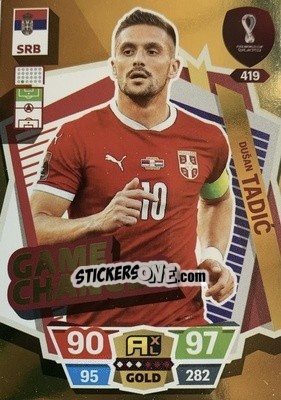 Cromo Dušan Tadić - FIFA World Cup Qatar 2022. Adrenalyn XL - Panini