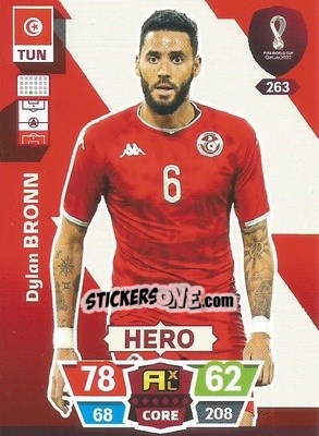 Sticker Dylan Bronn - FIFA World Cup Qatar 2022. Adrenalyn XL n. 263 - Panini