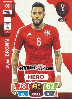 Figurina Dylan Bronn - FIFA World Cup Qatar 2022. Adrenalyn XL - Panini