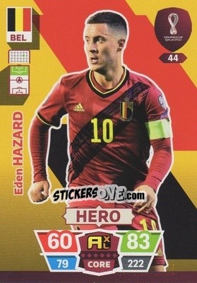 Sticker Eden Hazard - FIFA World Cup Qatar 2022. Adrenalyn XL n. 44 - Panini