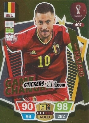 Sticker Eden Hazard - FIFA World Cup Qatar 2022. Adrenalyn XL n. 407 - Panini