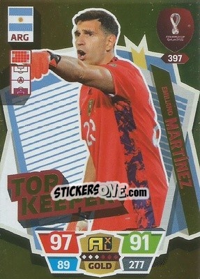 Sticker Emiliano Martínez - FIFA World Cup Qatar 2022. Adrenalyn XL n. 397 - Panini