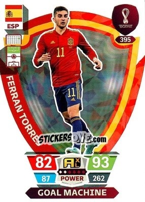 Sticker Ferran Torres - FIFA World Cup Qatar 2022. Adrenalyn XL n. 395 - Panini