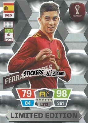 Sticker Ferran Torres - FIFA World Cup Qatar 2022. Adrenalyn XL n. LE-FT - Panini