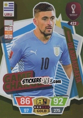 Sticker Giorgian de Arrascaeta - FIFA World Cup Qatar 2022. Adrenalyn XL n. 422 - Panini