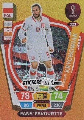 Sticker Grzegorz Krychowiak - FIFA World Cup Qatar 2022. Adrenalyn XL n. 323 - Panini