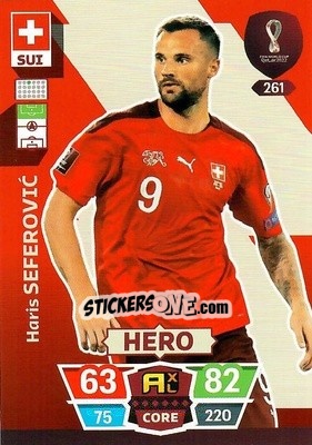 Sticker Haris Seferović - FIFA World Cup Qatar 2022. Adrenalyn XL n. 261 - Panini