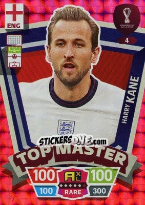 Sticker Harry Kane - FIFA World Cup Qatar 2022. Adrenalyn XL n. 4 - Panini