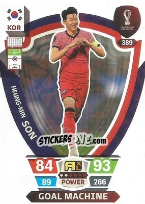 Sticker Heung-min Son - FIFA World Cup Qatar 2022. Adrenalyn XL n. 389 - Panini