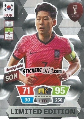 Sticker Heung-min Son - FIFA World Cup Qatar 2022. Adrenalyn XL - Panini