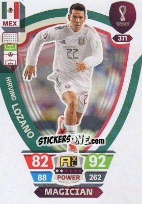 Sticker Hirving Lozano - FIFA World Cup Qatar 2022. Adrenalyn XL n. 371 - Panini